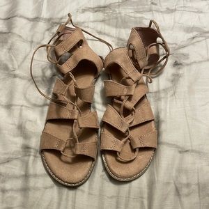 Nude Pink Old Navy Gladiator Sandals